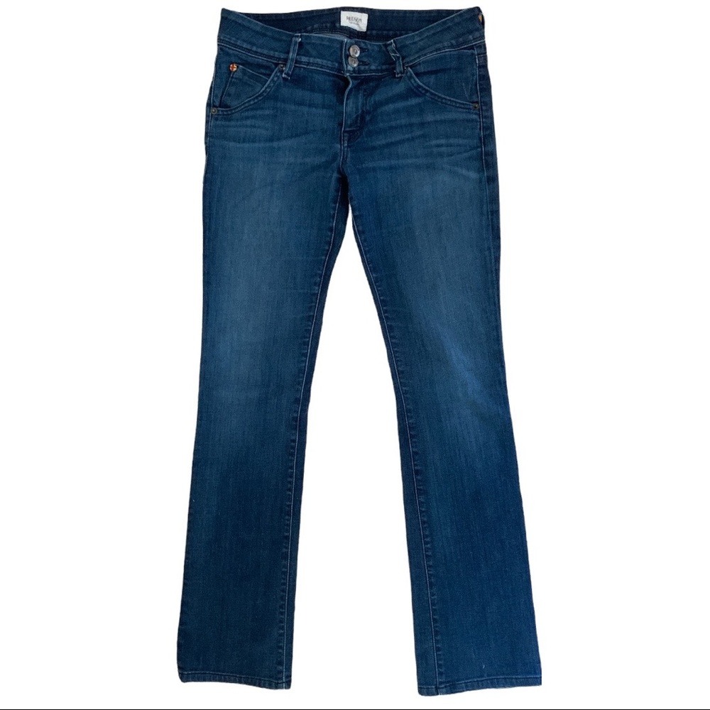 HUDSON Beth Baby Boot Cut Low Rise Denim Jeans in Siouxsie - SZ 28